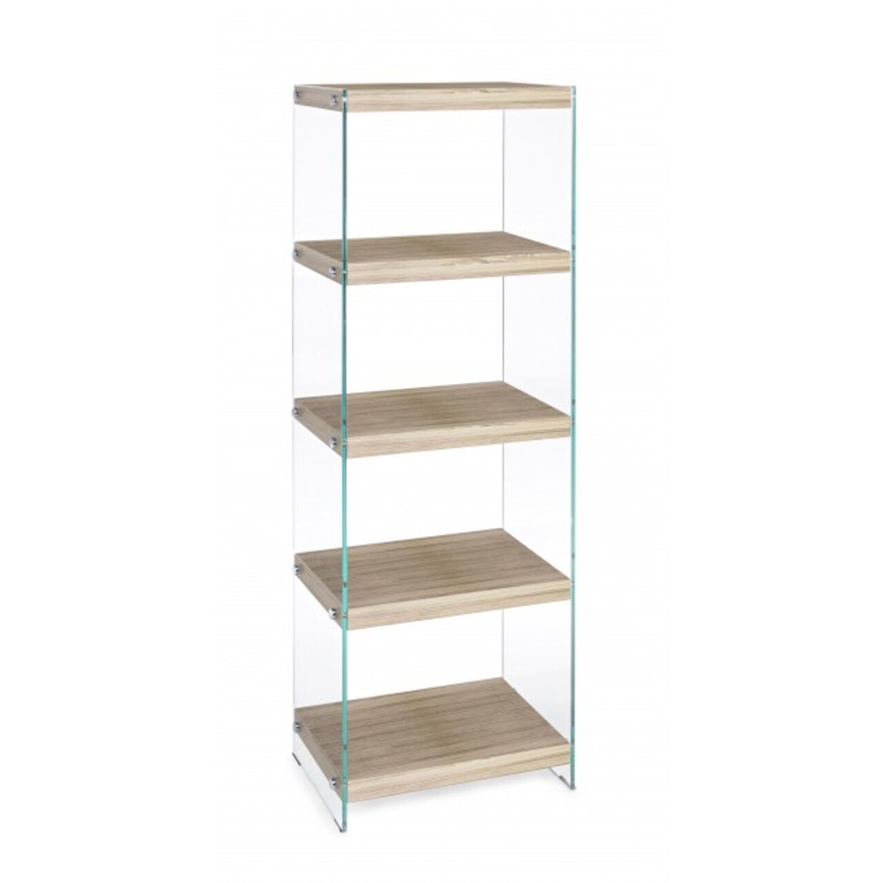 Biblioteca, Line Kenya, Bizzotto, 40x30x131 cm, MDF melaminat