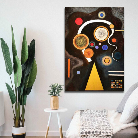 Tablou decorativ, 70100kandinsky014, canvas , lemn, multicolor