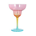 Pahar pentru margarita Rainbow, Homla, 280 ml, sticla, multicolor
