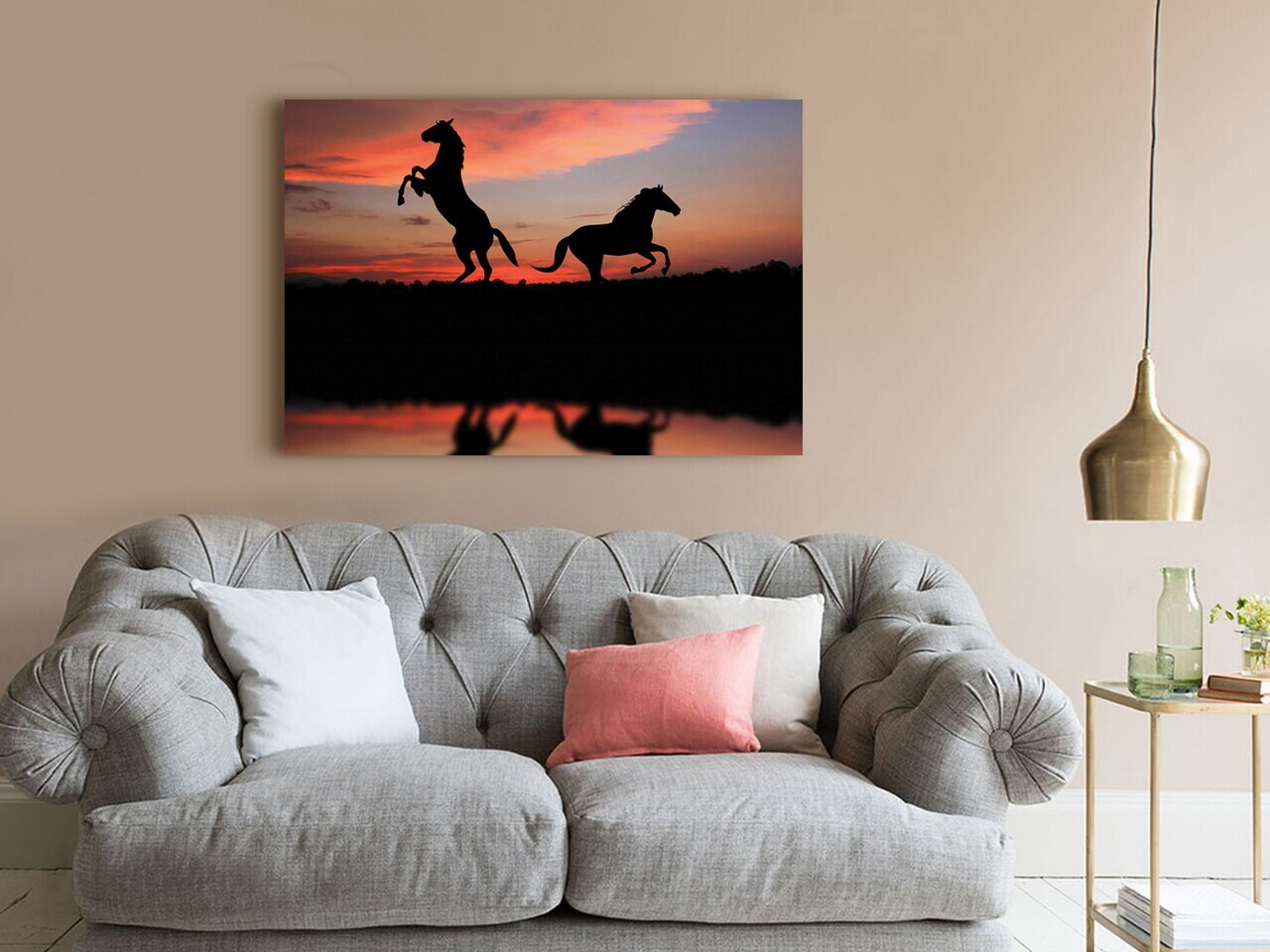 Tablou decorativ, NA-TUR-1003, Dimensiune: 60 x 90 cm, Multicolor — imaginea 3