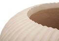 Vaza decorativa Mist, Mauro Ferretti, 35x18 cm, oxid de magneziu, crem