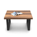 Masuta de cafea, Locelso, MN02, 80x43x60 cm, Nuc / Antracit