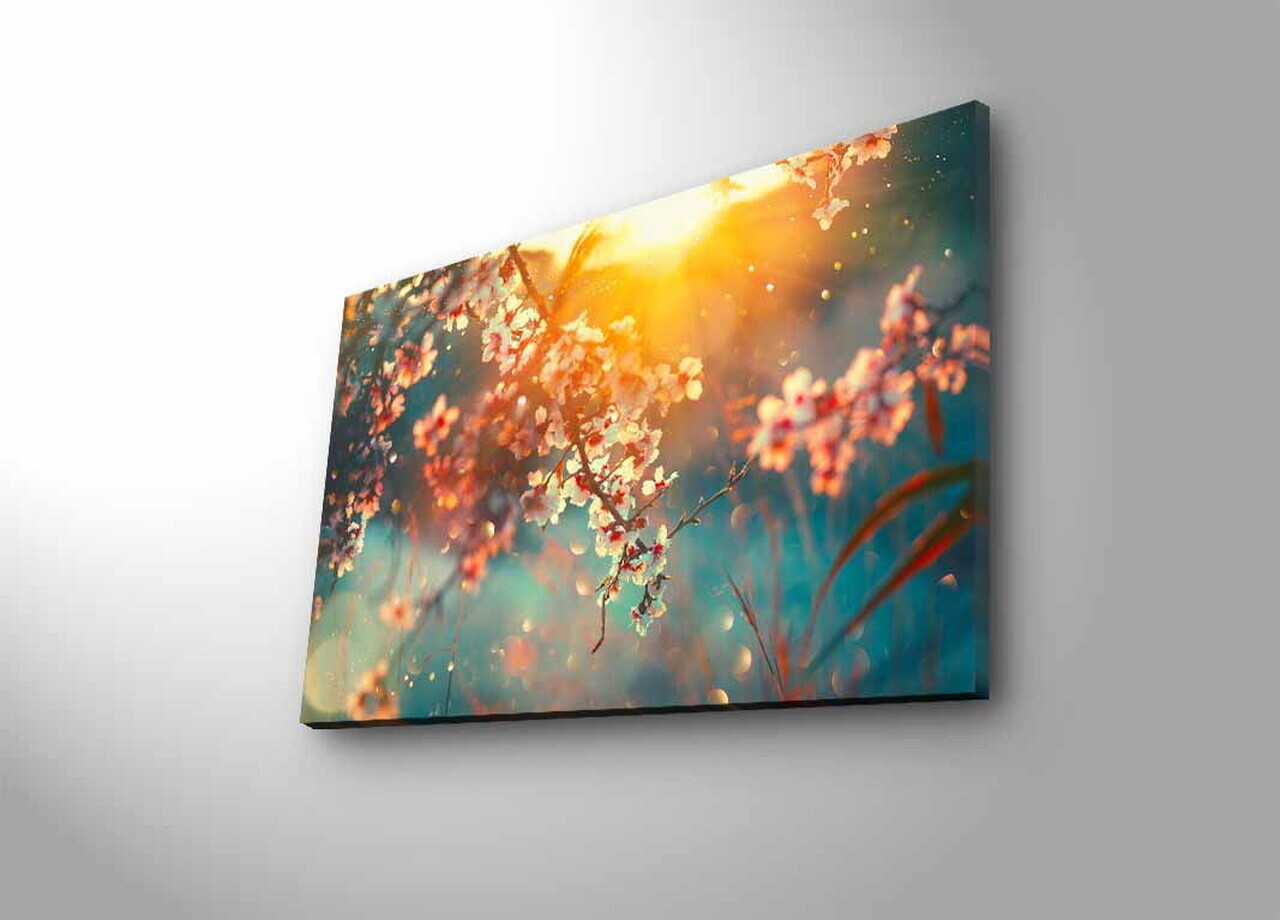 Tablou decorativ cu lumina LED, 4570DHDACT-167, PÂNZĂ DIN PIELE ÎNTOARSĂ, Dimensiune: 45 x 70 cm, Multicolor — imaginea 4