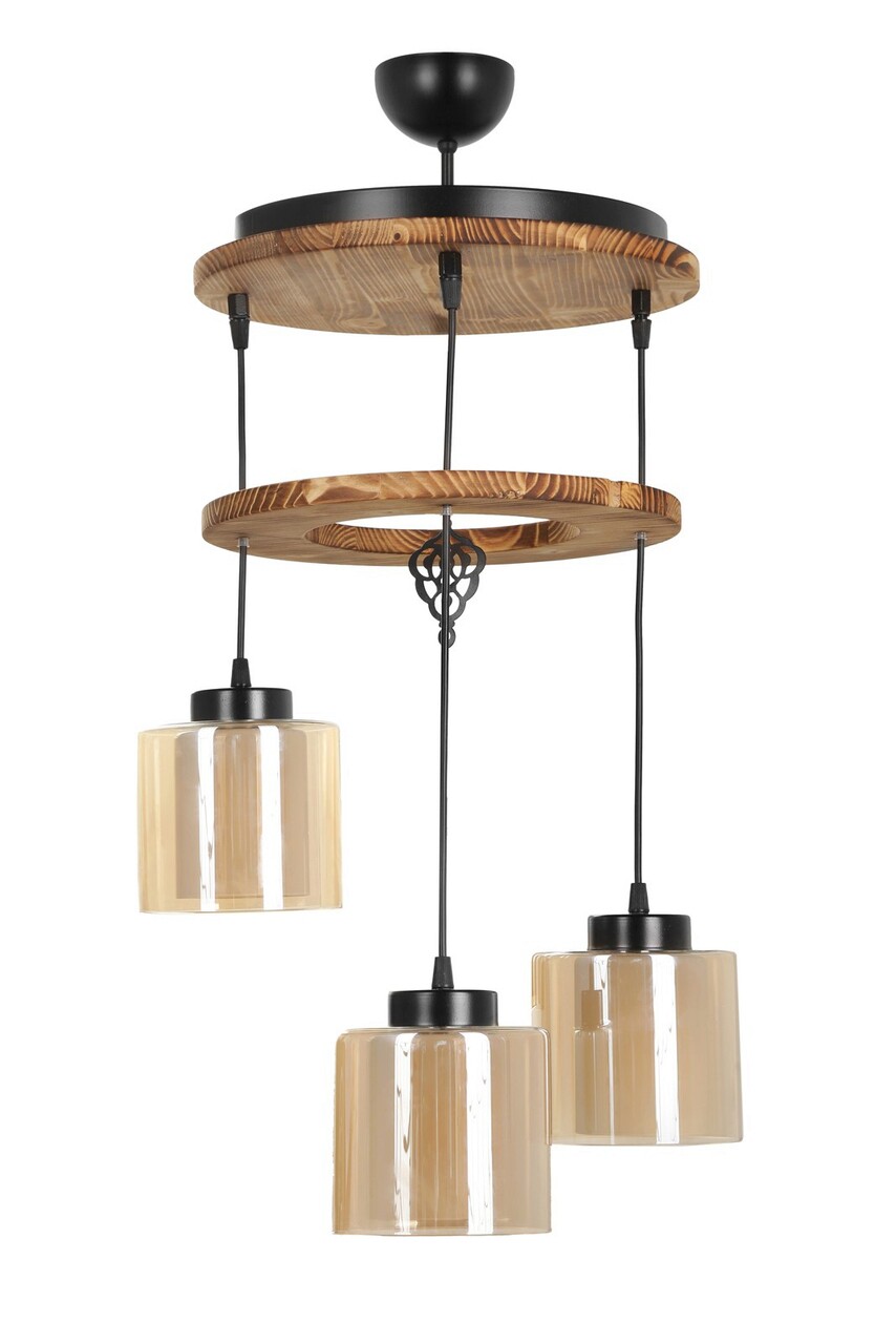 Lustra, Luin, 534LUN3378, Lemn, Vintage