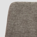 Scaun Silla, Homla, 52x60x83.5 cm, metal/poliester, maro
