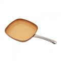 Tigaie grill Ceramica Do Brazil, Cooking by Heinner, 28x4 cm, aluminiu