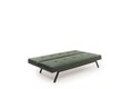 Canapea extensibila cu 3 locuri, Futon, 859FTN2902, Metal , Verde