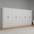 Dulap pentru haine, Miwood, Kardelen 1600-109, Alb