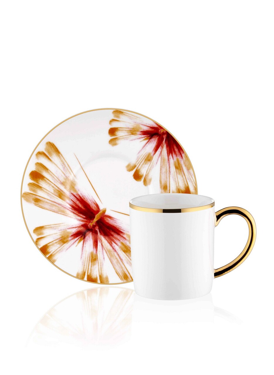 Set cesti de cafea, Mia, 742TMA7563, Sticla, Multicolor - 1 | YEO