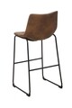 Scaun de bar Metropolitan, Mauro Ferretti, 45 x 54 x 99 cm, fier/piele ecologica