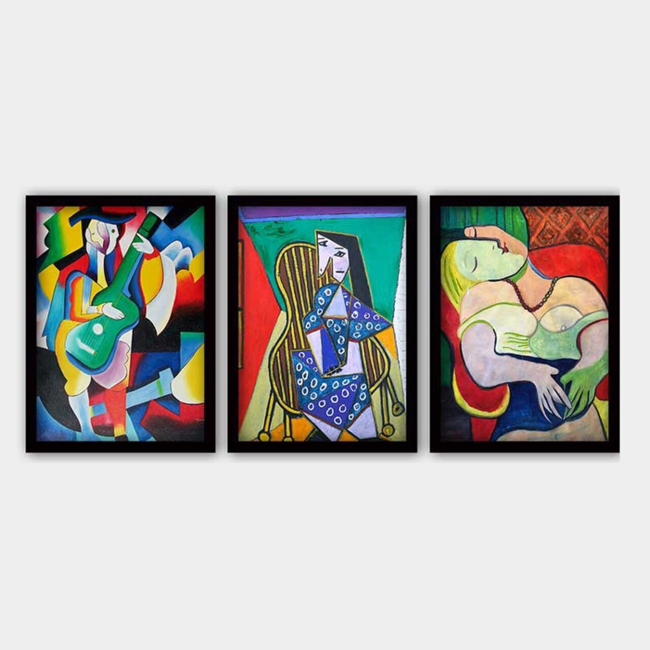 Set 3 tablouri decorative, 3SC_UNPP13_5575, Polistiren, Multicolor - view 2
