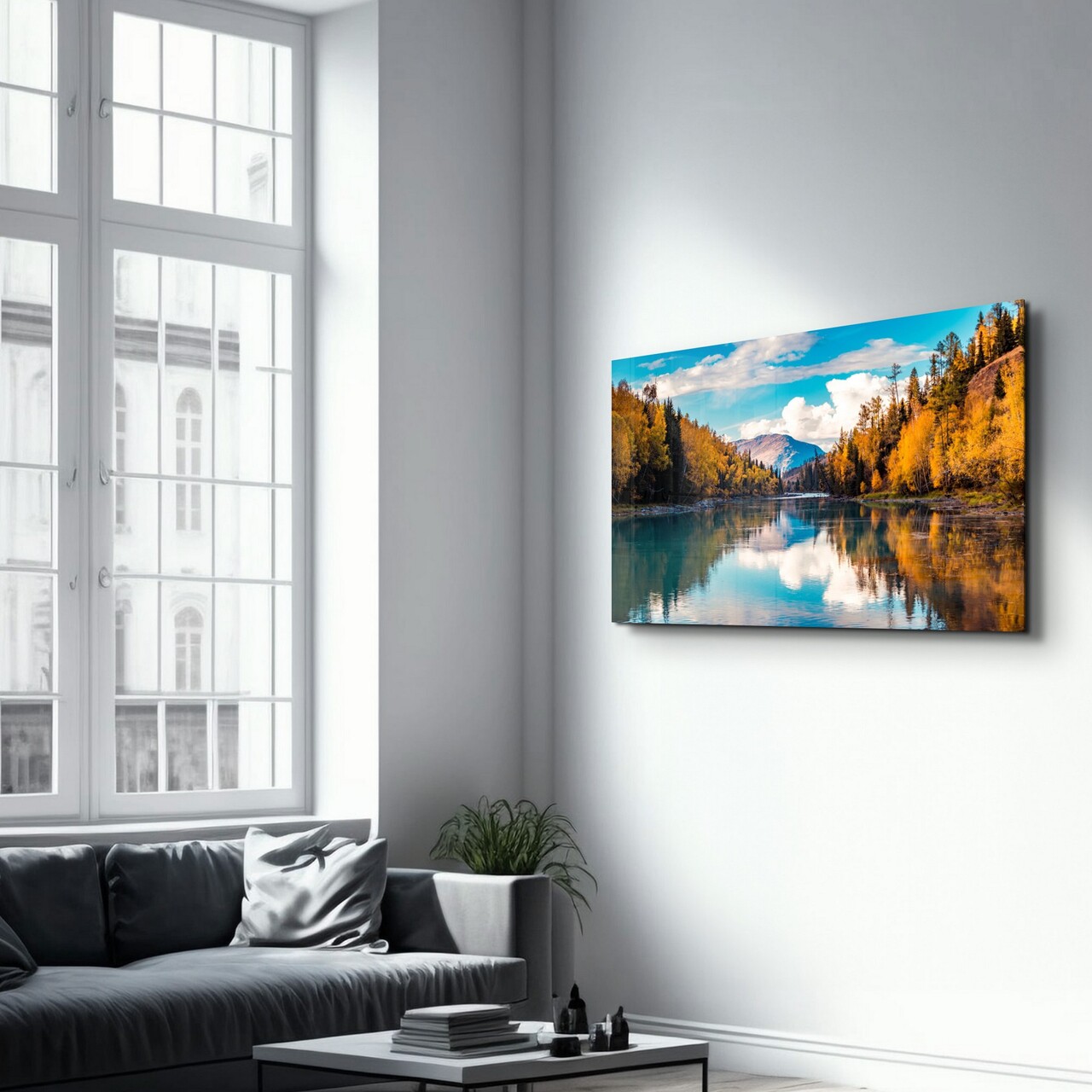 Tablou decorativ, OGLS-1128, Dimensiune: 35 x 55 cm, Multicolor - view 4
