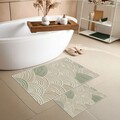 Set covorase de baie, L'essentiel Maison, Asr40, Verde