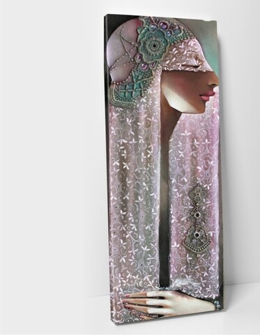Tablou decorativ Bess, Modacanvas, 30×90 cm, canvas, multicolor mezoni.ro