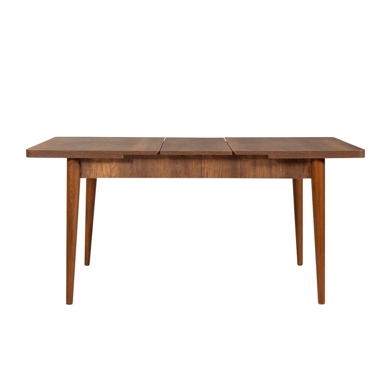 Set masa extensibila si scaune, Hanah Home, Vina 1048, Nuc / Albastru închis - imagine 6