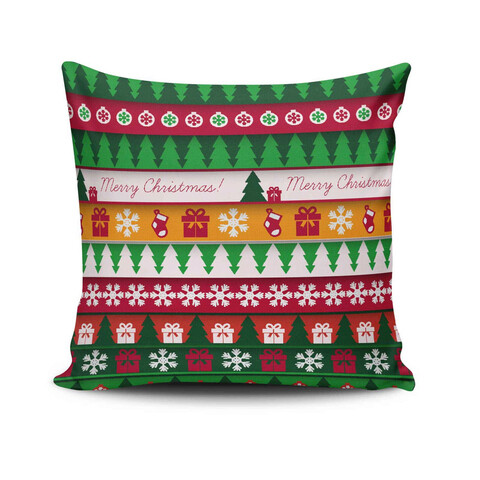 Perna, noelkrlnt-7, 43x43 cm, 50% bumbac / 50% poliester, multicolor