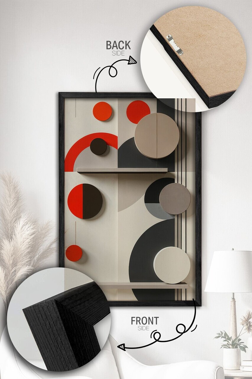 Tablou decorativ, Artnewclsyh73-5070, Lemn masiv, MDF, Multicolor - view 4