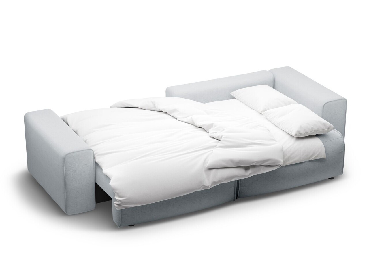 Coltar extensibil dreapta 3 locuri, Victor, Micadoni Home, 246x148x83 cm, tesatura structurata, gri deschis — imaginea 6