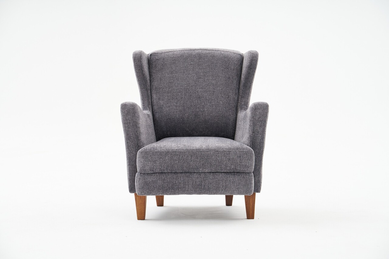 Fotoliu, Atelier del Sofa, 825BLC2375, Lemn de carpen, Gri - view 5