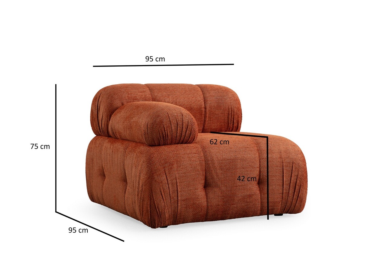 Coltar, Atelier del Sofa, 560ARE1255, Lemn de fag / PAL, Portocaliu