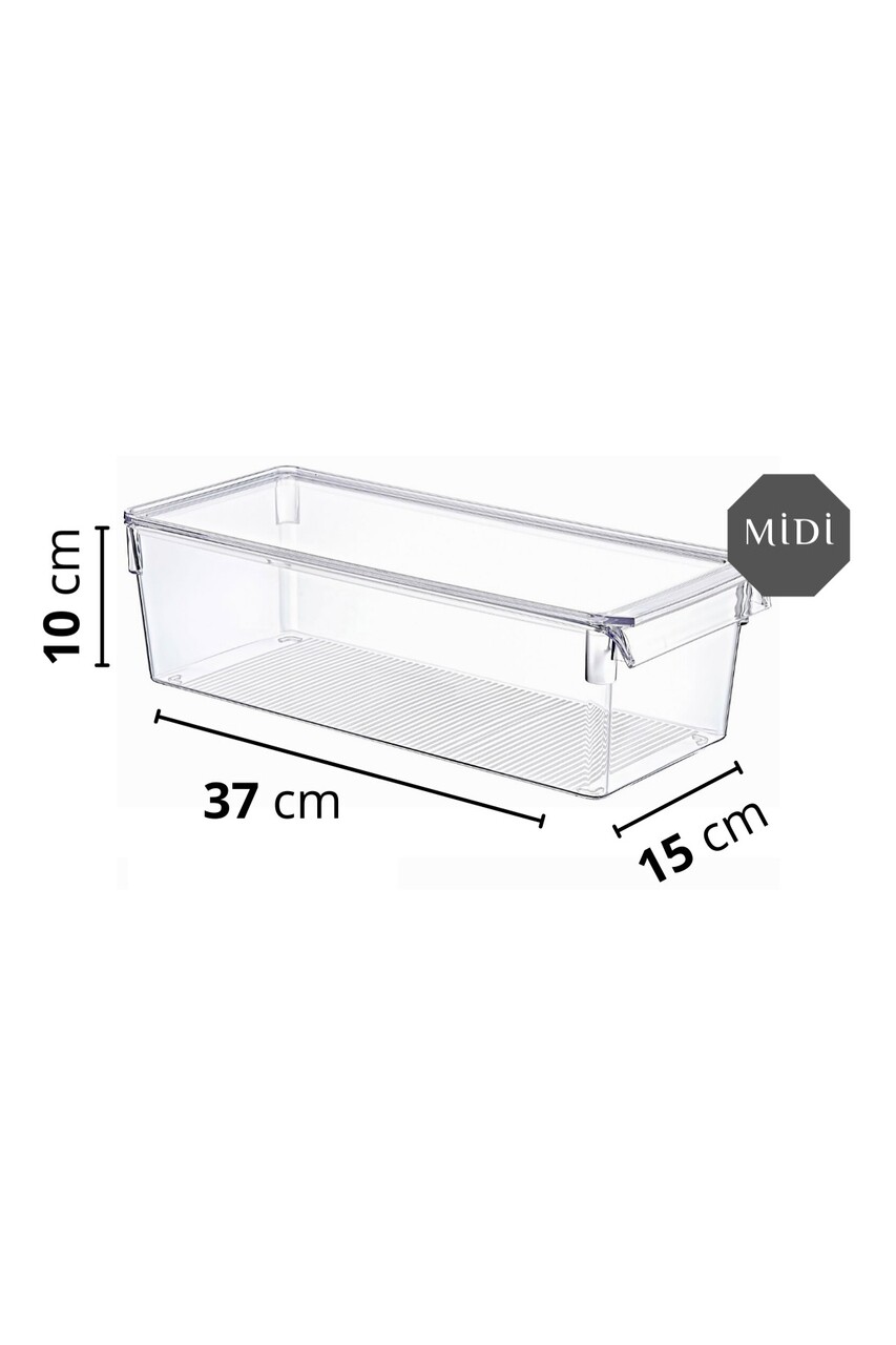Set organizatoare frigider, Hermia, 639OKK1124, Transparent - imagine 3