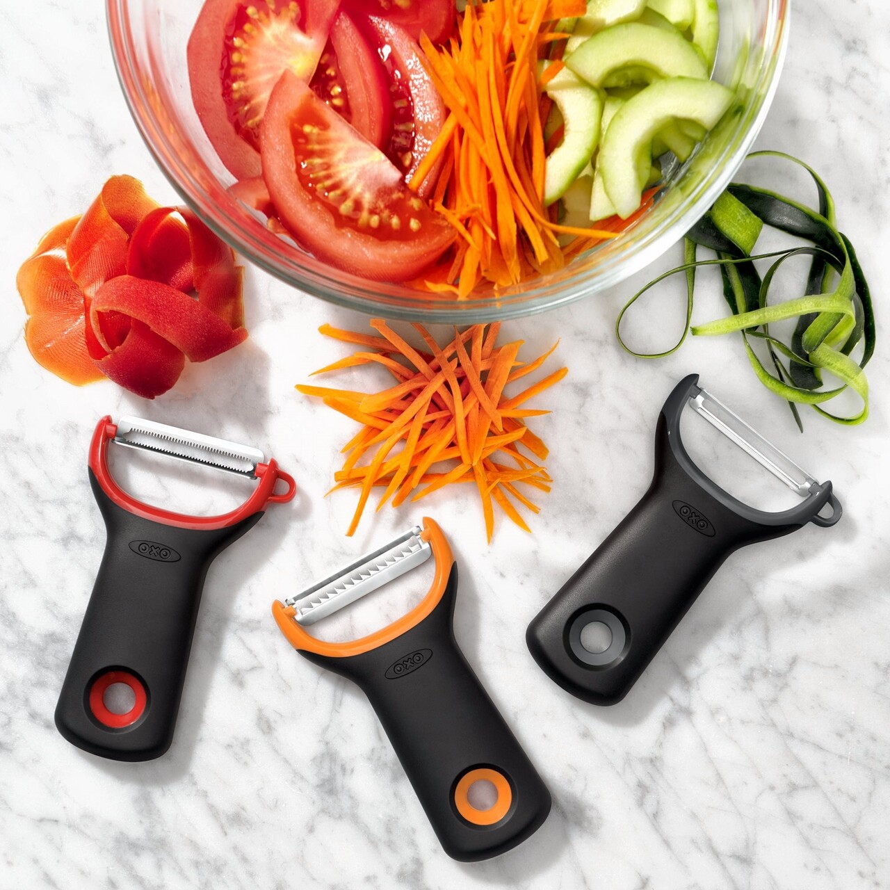 Set 3 decojitoare legume, inox, "Good Grips" - OXO - view 2