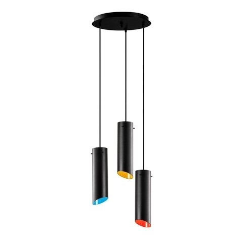 Lustra Sivani MR - 983, Opviq, 35 x 114 cm, 3 x E27, 40W, multicolor