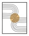 Decoratiune pentru perete, Mauro Ferretti, Sunshine - A, 40.5 x 1.5 x 50.5 cm, fier, multicolor