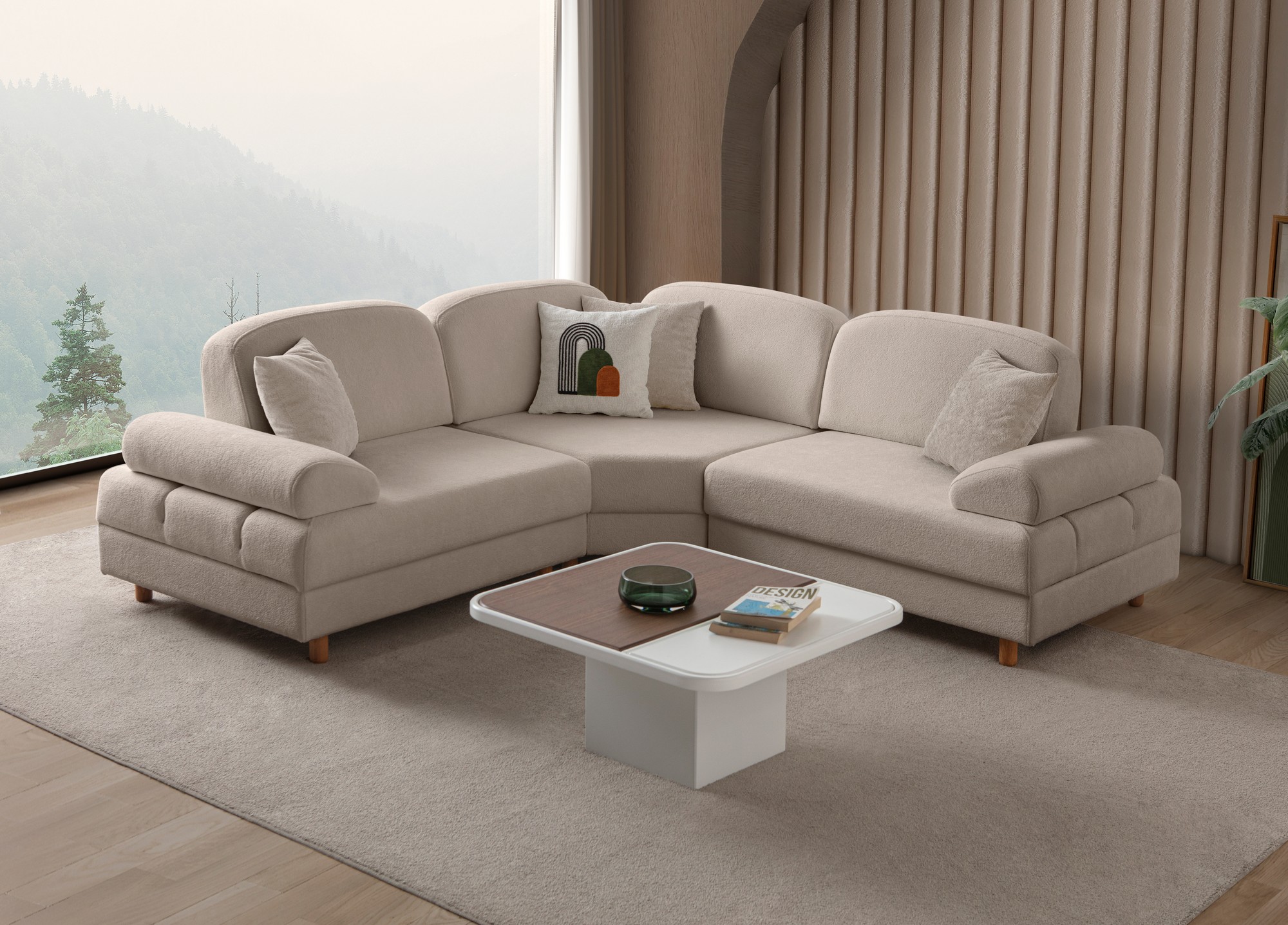 Coltar, Atelier del Sofa, 752EST1431, Cafea cu lapte