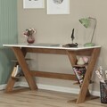 Birou, Comforty, Lungo, Stejar închis / Alb