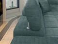 Coltar extensibil stanga 4 locuri ELTAP, LT-38MAN, Eridano, 275x202x88 cm, lemn/poliester, verde