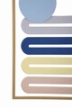 Decoratiune de perete Colorful -B, Mauro Ferretti, 37.5x84 cm, fier, multicolor