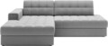 Coltar extensibil stanga 3 locuri ELTAP, LT-04SO, Blezalt, 240x150x82 cm, lemn/poliester, gri deschis