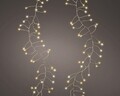Instalatie Micro LED cu 8 functii Twinkle, Lumineo, 600 cm, 480 LED-uri, auriu/lumina calda