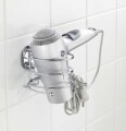 Suport pentru uscator de par, Turbo-Loc®, Wenko,  7.5 x 11.5 cm, inox, argintiu