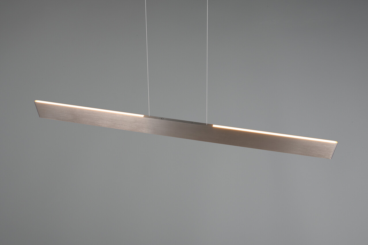 Lustra Galway, TRIO, 150x8.5x150 cm, 35W, 1x SMD, metal, nichel mat