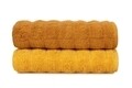 Set 2 prosoape de maini 406, Beverly Hills Polo Club, 50x90 cm, bumbac, mustar
