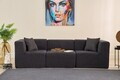 Canapea 3 locuri, Atelier del Sofa, 613LFS1110, Antracit
