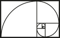 Decoratiune de perete, Golden Ratio, Metal, Dimensiune: 53 x 35 cm, Negru
