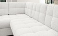 Coltar extensibil dreapta 5 locuri ELTAP, RT-01ROY, Blewett, 299x198x82 cm, lemn/poliester, alb