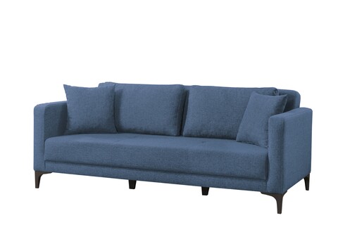 Canapea WESTOR, Pandia Home, 205x95x80 cm, lemn, indigo 205x95x80