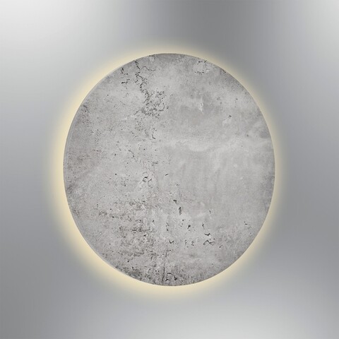 Aplica de perete, L1159 – Grey, Lightric, 18 x 4 cm, LED, 7W, gri Aplice si plafoniere