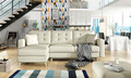 Coltar extensibil reversibil 3 locuri ELTAP, AsgL-05, Asgard, 248x162x93 cm, lemn/poliester, bej deschis