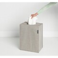 Cos de rufe, Brabantia, Grey, 55 L, 29.5x40.5x54 cm, textil, gri