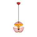 Lustra, Fulgor, 942FLG1254, Metal, Rosu