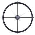 Ceas de perete, Scandinavian, Dimensiuni: 66 x 66 cm, Negru