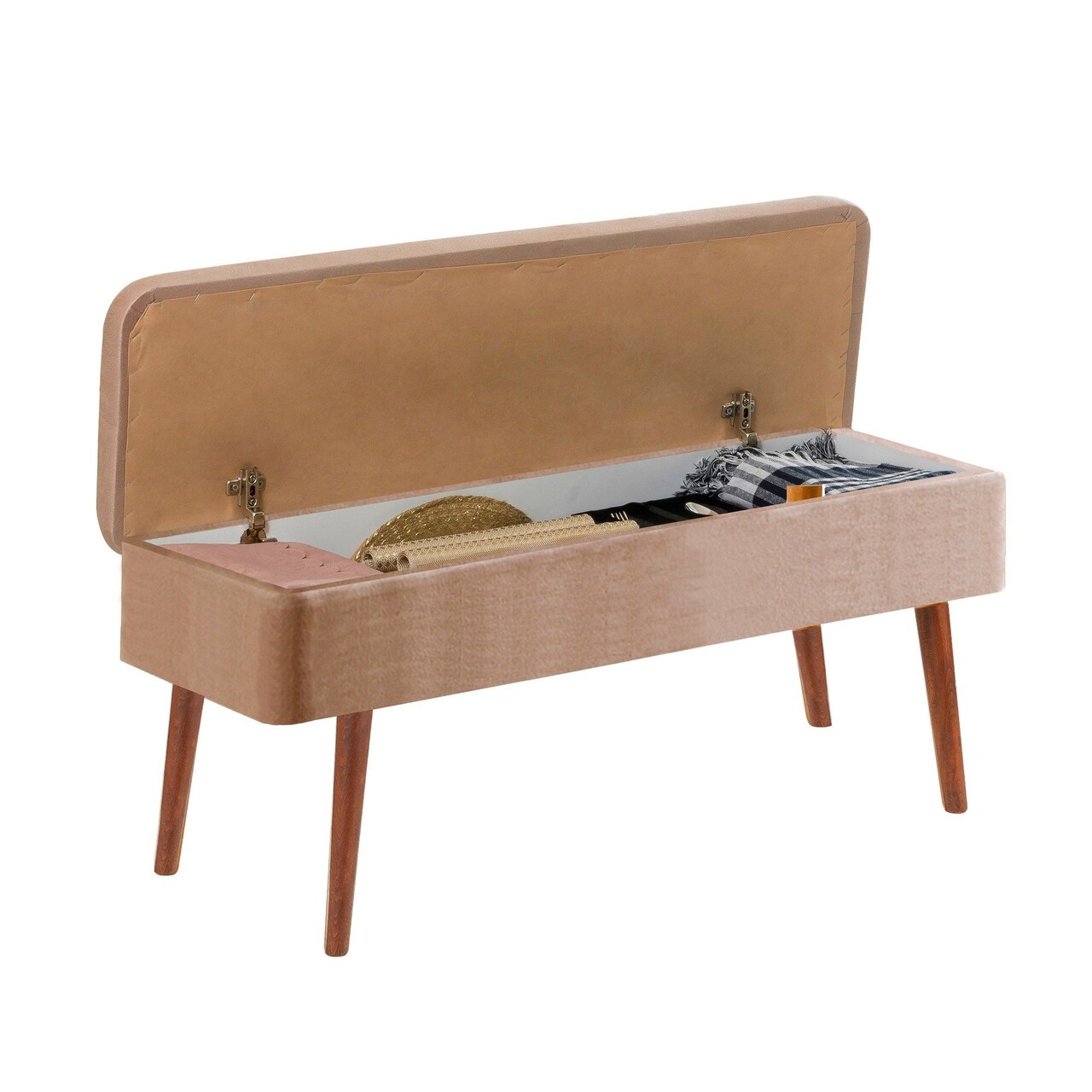 Set masa extensibila si scaune, Hanah Home, Vina 0900, Nuc / Piatra - imagine 9