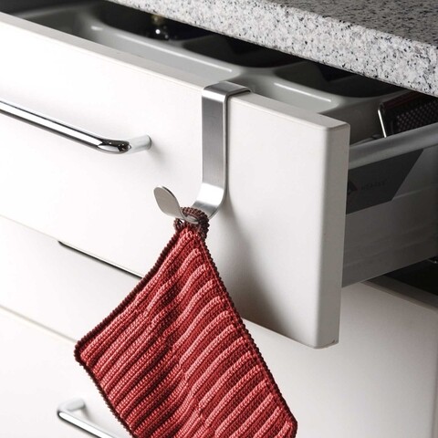 Cuier pentru usa rocky, versa, 6 x 2 x 7.5 cm, inox