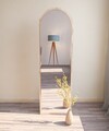 Oglinda decorativa, Siam, Emma, 50x160x2.2 cm, MDF , Natural