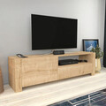 Comoda TV, Retricy, Piedmont, 160x36.8x46 cm, PAL, Stejar